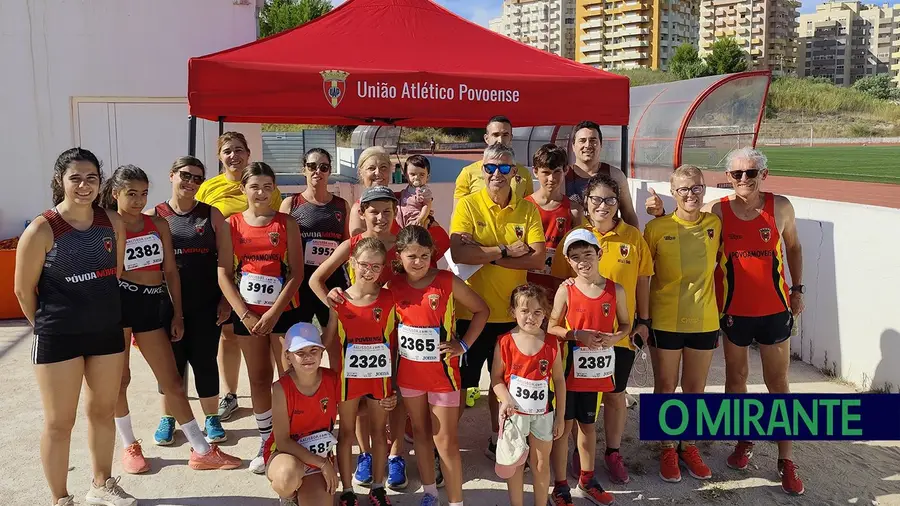 Atletismo do União Povoense celebra vitórias em diferentes provas