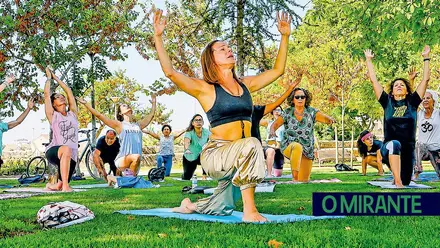Fátima Gonçalves encontrou no yoga um refúgio contra a pressa do mundo