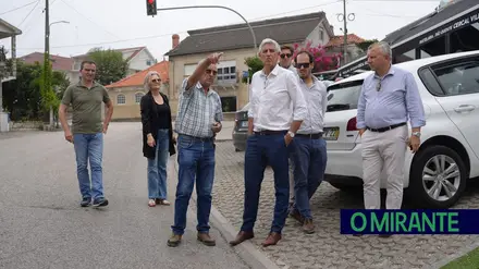 Executivo de Ourém percorre Cercal e identifica locais a precisar de intervenção
