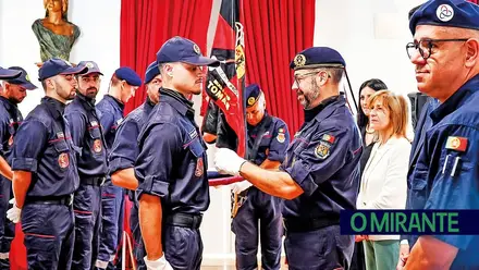 Novos sapadores bombeiros juram servir Tomar com sacrifício da própria vida