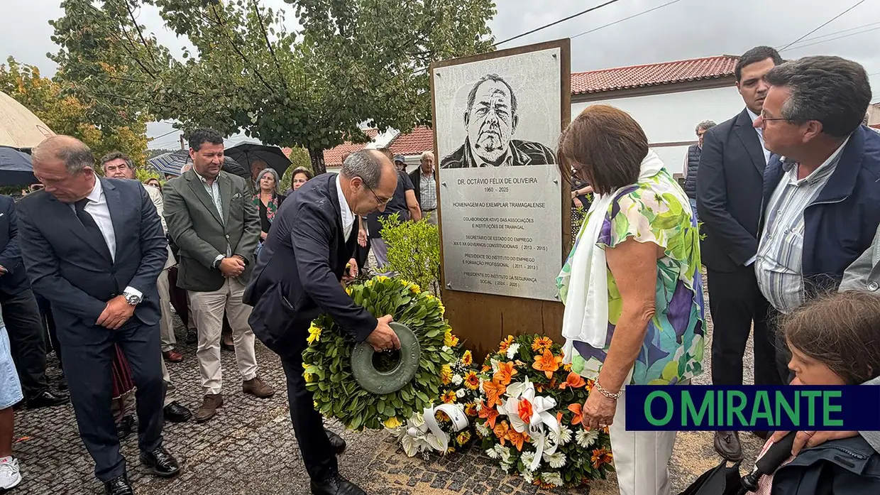 Tramagal homenageou Octávio Félix de Oliveira