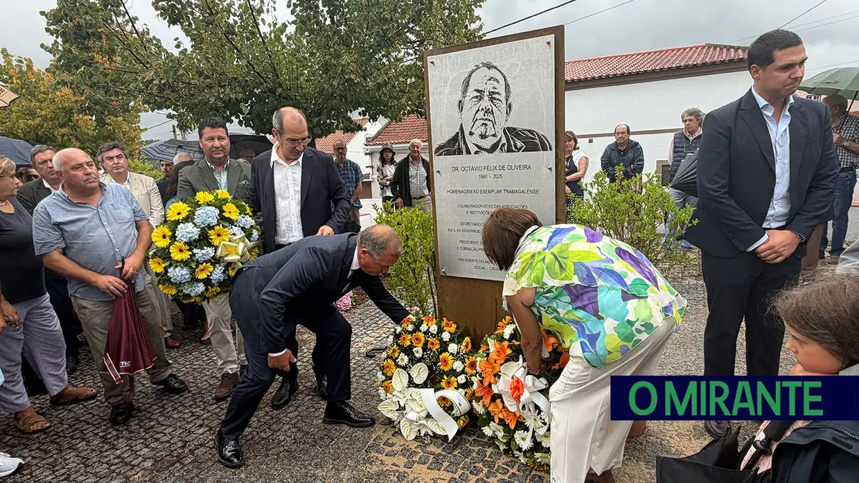 Tramagal homenageou Octávio Félix de Oliveira