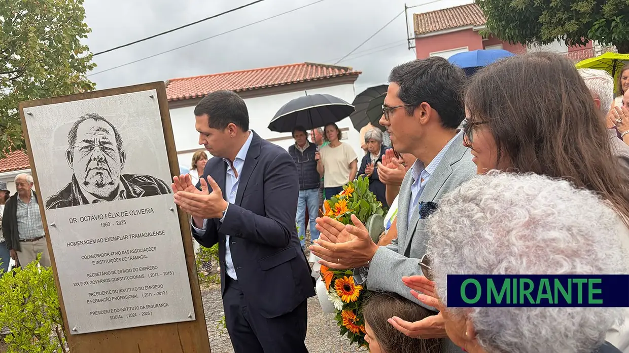 Tramagal homenageou Octávio Félix de Oliveira