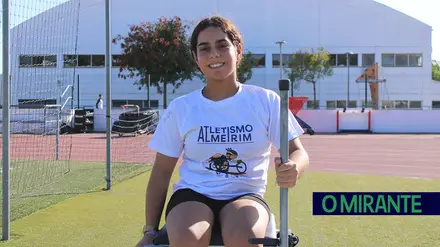 Rita Santos é um exemplo no desporto adaptado em Almeirim