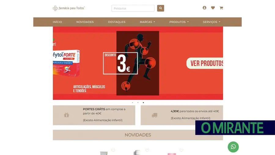 Grupo H Saúde lança farmácia online “Farmácia para Todos”