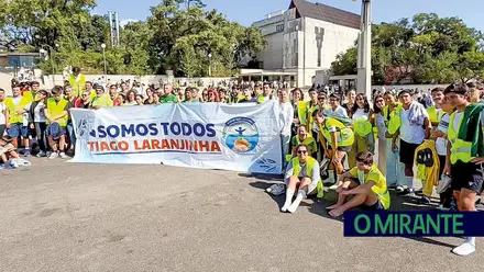 Tiago Laranjinha não caminha sozinho: a corrente de solidariedade não abranda