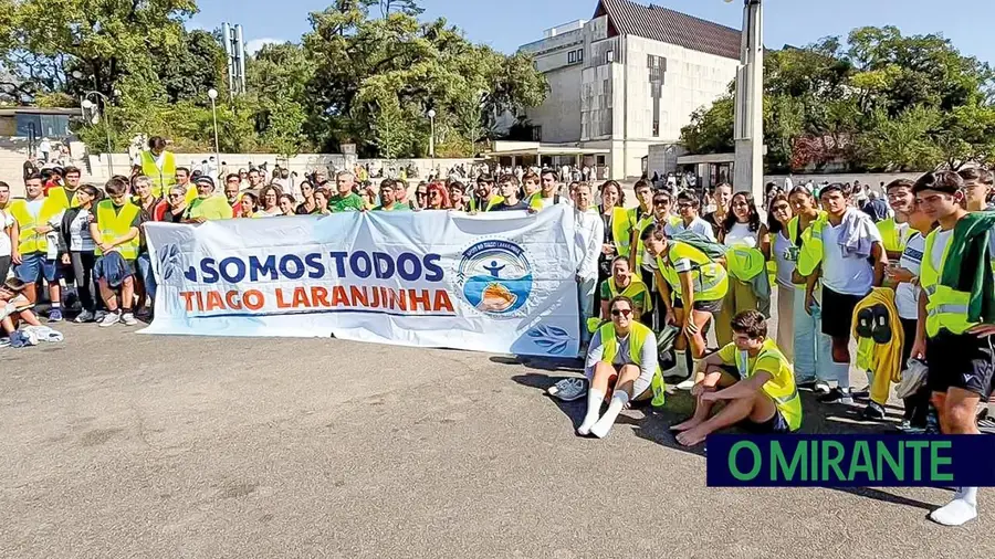 Tiago Laranjinha não caminha sozinho: a corrente de solidariedade não abranda