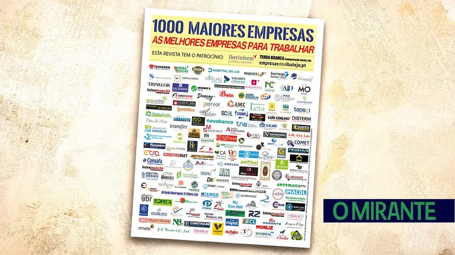 1000 maiores empresas da região ribatejana