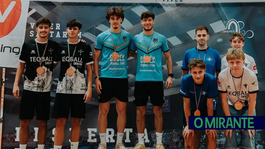 A elite mundial do teqball competiu em Santarém