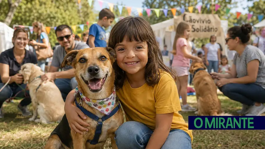 Cãovívio Solidário junta animais e famílias no Jardim 25 de Abril em Coruche
