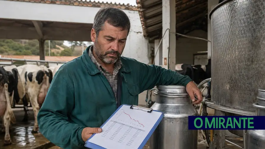 Preço pago aos produtores de leite cai para mínimo do ano