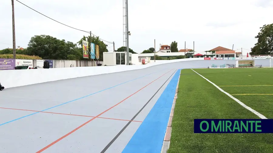 Alpiarça realiza obras de melhoria e manutenção na pista de ciclismo