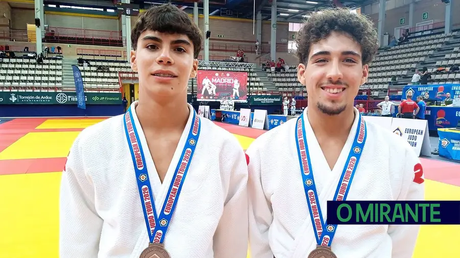 Judocas de Ferreira do Zêzere conquistam bronze em Madrid