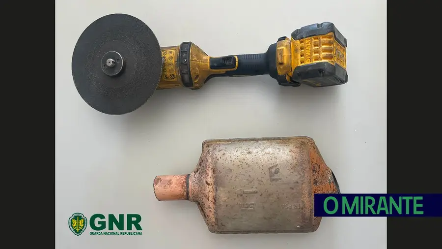 GNR recupera catalisador furtado e identifica três suspeitos em Marinhais
