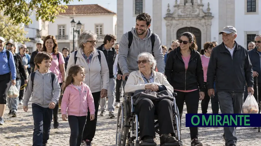 Caminhada solidária junta gerações em Salvaterra de Magos