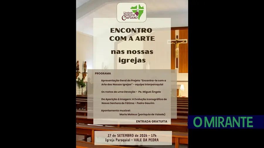 Vale da Pedra recebe “Encontro com a Arte nas nossas Igrejas”