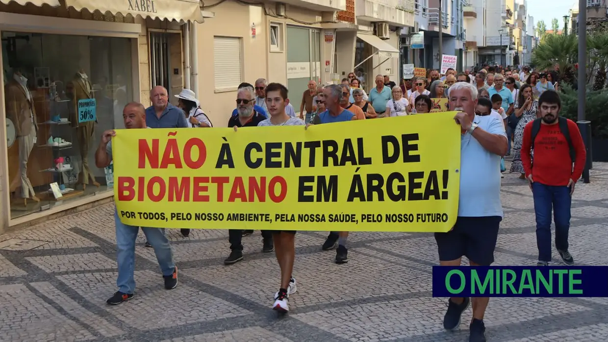 Arruada no Entroncamento reforça contestação à unidade de biometano em Árgea