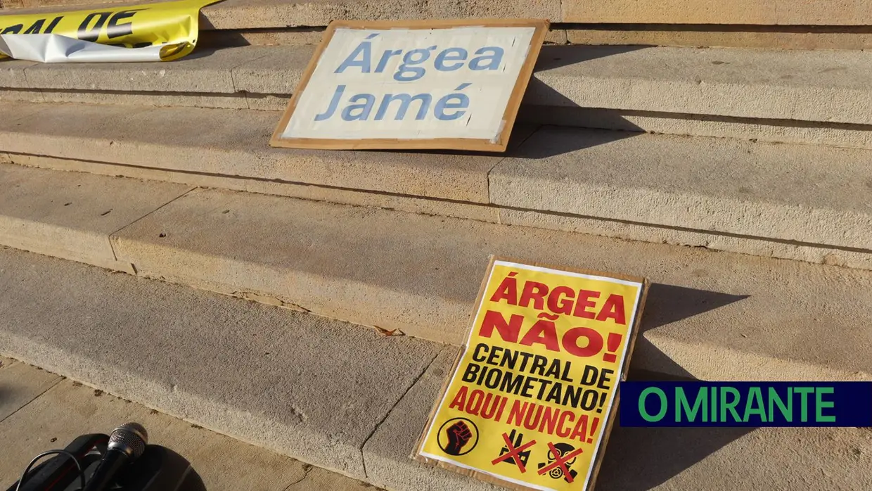 Arruada no Entroncamento reforça contestação à unidade de biometano em Árgea