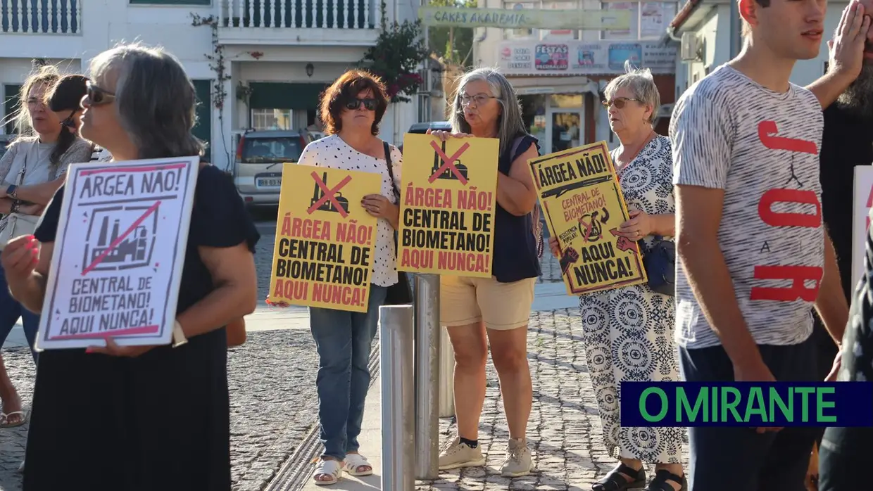 Arruada no Entroncamento reforça contestação à unidade de biometano em Árgea