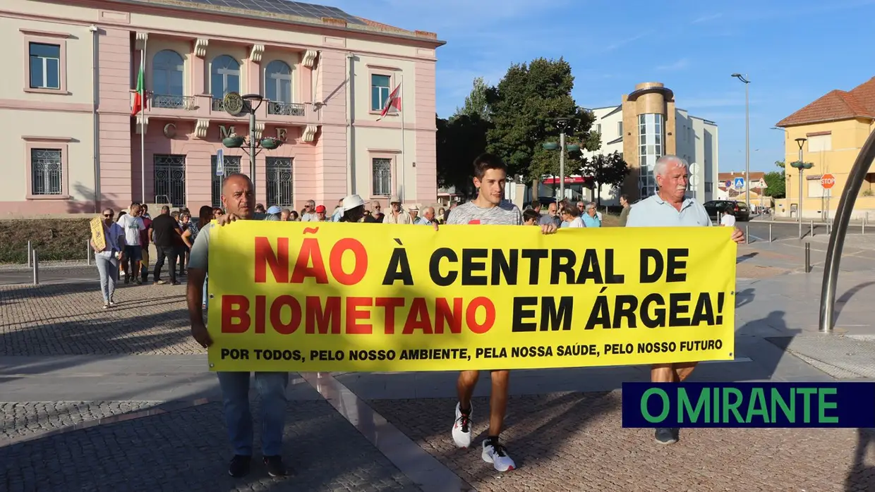 Arruada no Entroncamento reforça contestação à unidade de biometano em Árgea