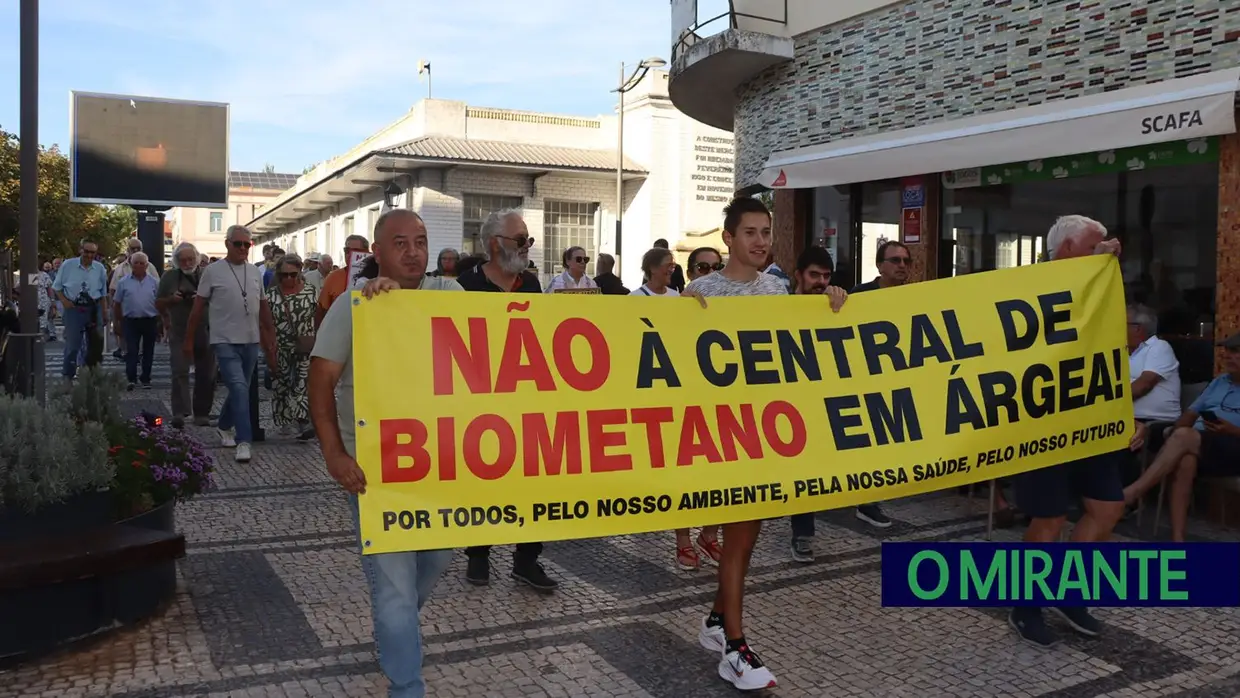 Arruada no Entroncamento reforça contestação à unidade de biometano em Árgea