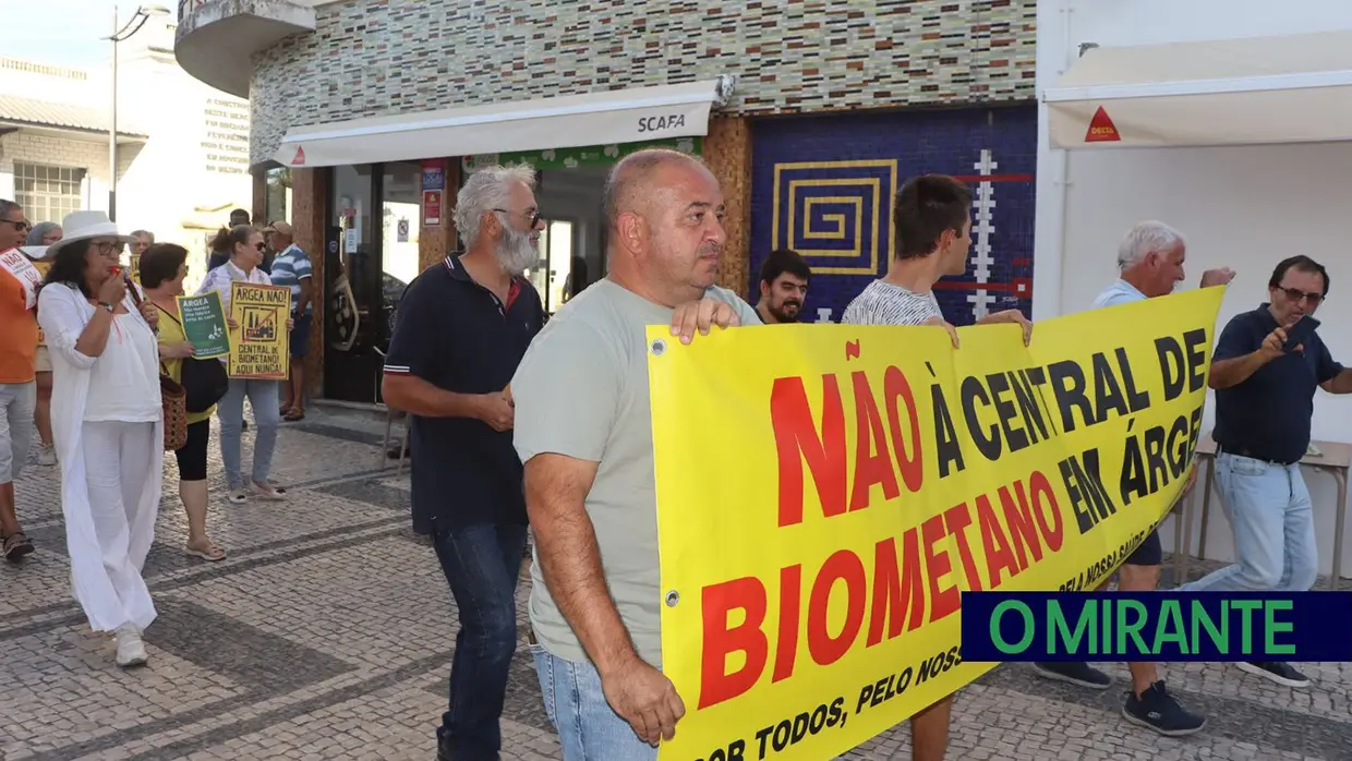 Arruada no Entroncamento reforça contestação à unidade de biometano em Árgea