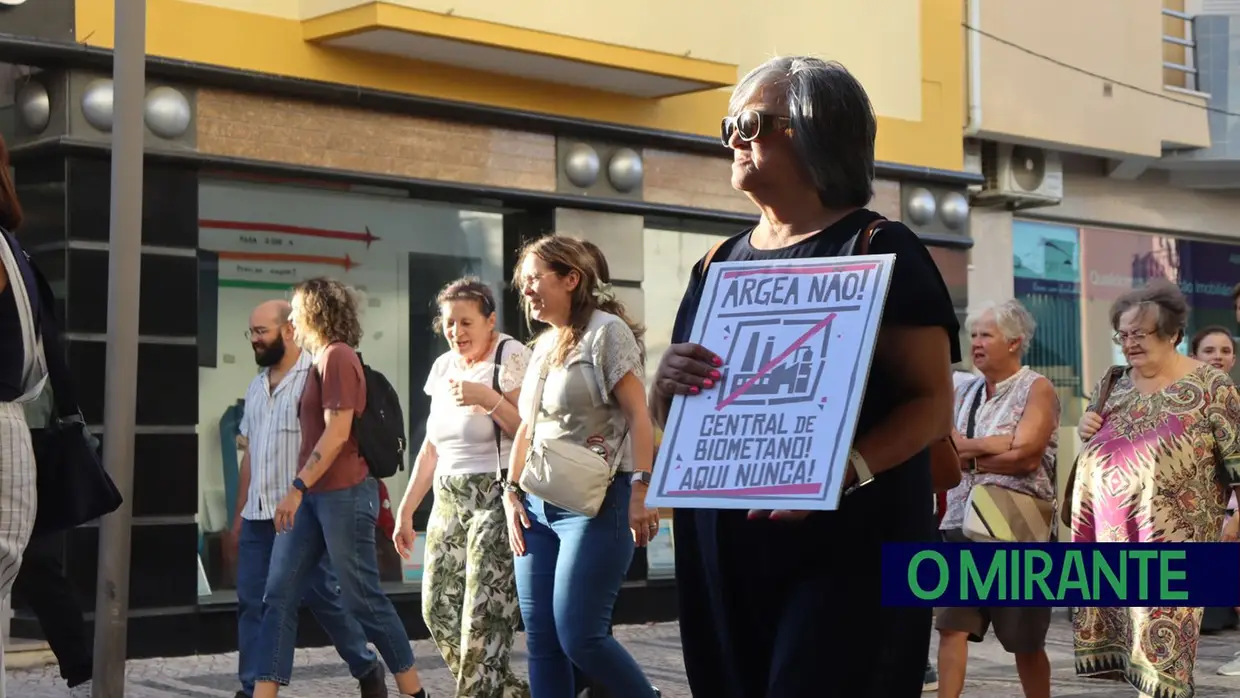 Arruada no Entroncamento reforça contestação à unidade de biometano em Árgea