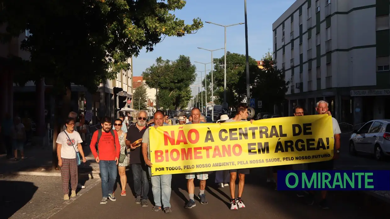 Arruada no Entroncamento reforça contestação à unidade de biometano em Árgea