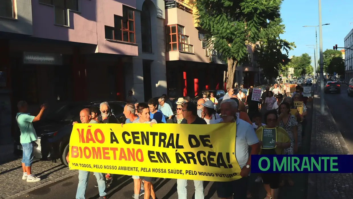 Arruada no Entroncamento reforça contestação à unidade de biometano em Árgea