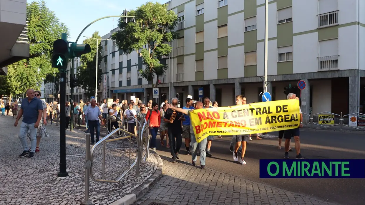 Arruada no Entroncamento reforça contestação à unidade de biometano em Árgea