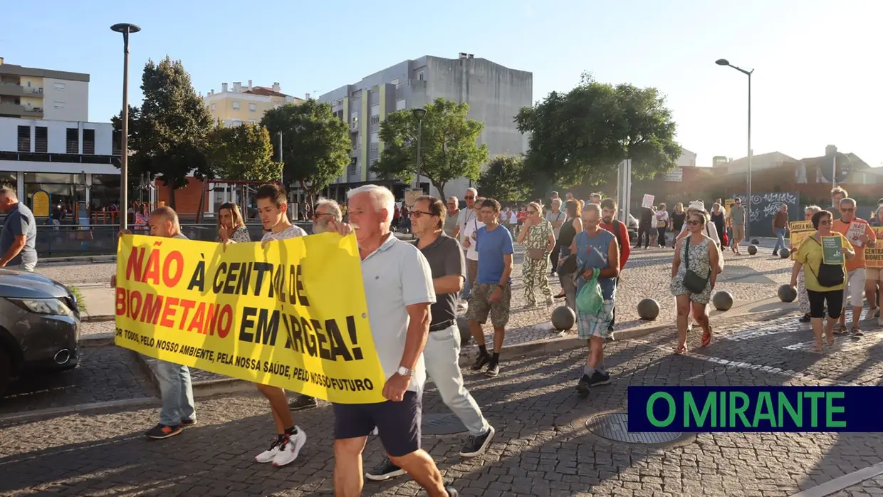 Arruada no Entroncamento reforça contestação à unidade de biometano em Árgea