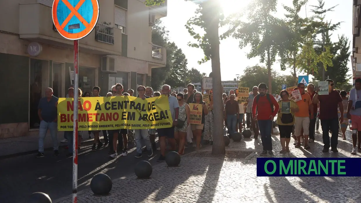 Arruada no Entroncamento reforça contestação à unidade de biometano em Árgea