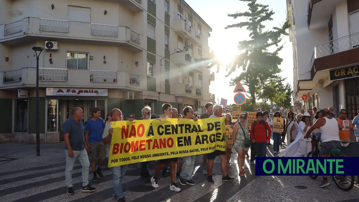 Arruada no Entroncamento reforça contestação à unidade de biometano em Árgea