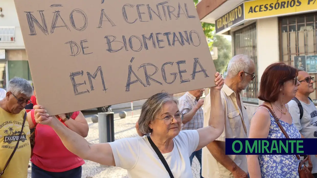 Arruada no Entroncamento reforça contestação à unidade de biometano em Árgea