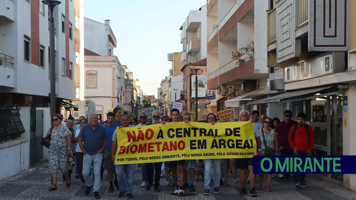 Arruada no Entroncamento reforça contestação à unidade de biometano em Árgea
