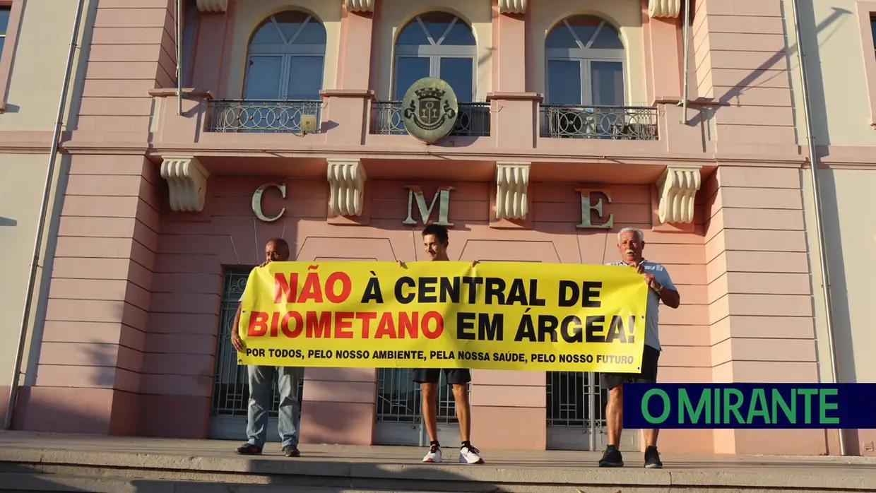 Arruada no Entroncamento reforça contestação à unidade de biometano em Árgea