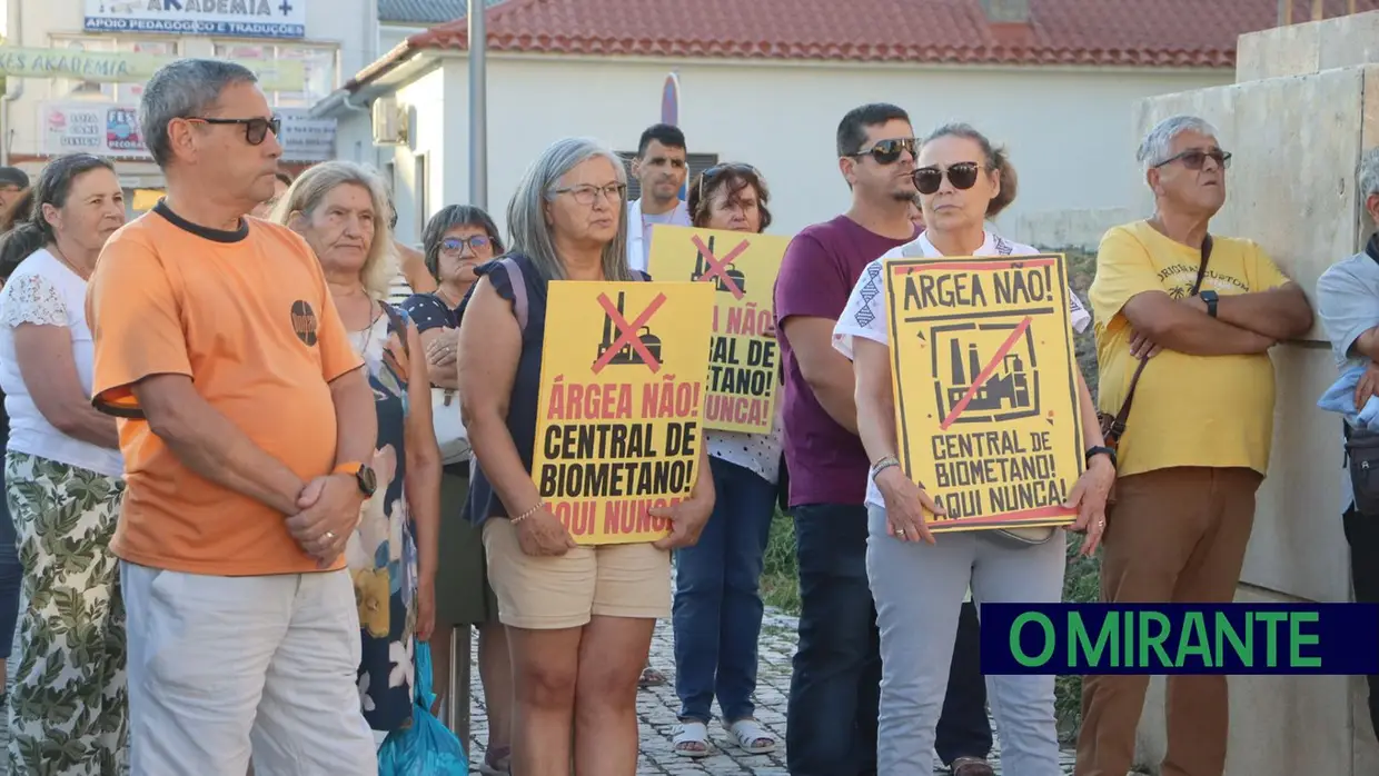 Arruada no Entroncamento reforça contestação à unidade de biometano em Árgea