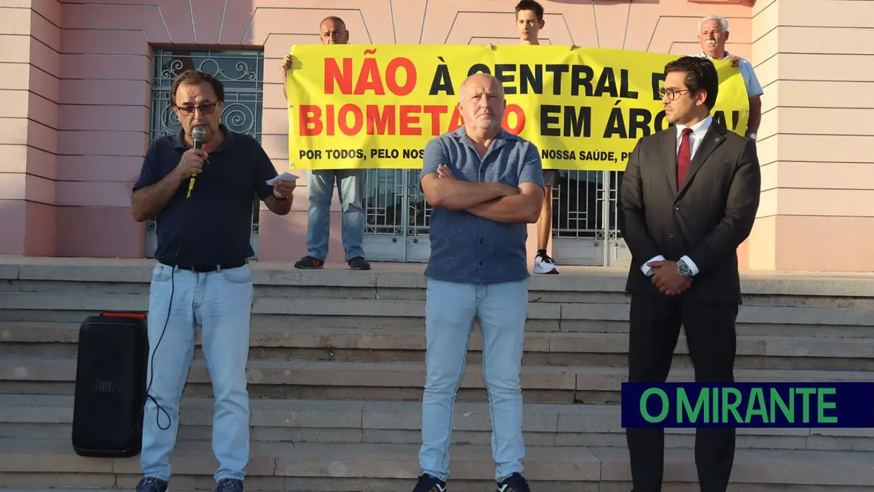 Arruada no Entroncamento reforça contestação à unidade de biometano em Árgea
