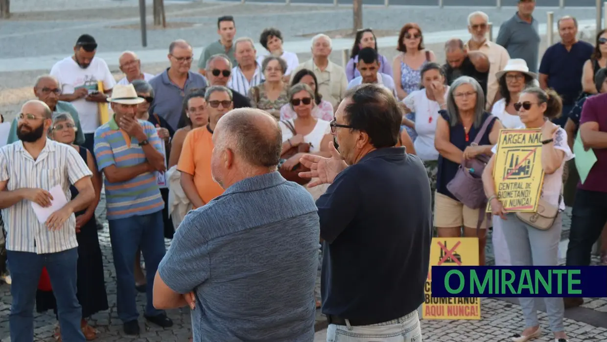 Arruada no Entroncamento reforça contestação à unidade de biometano em Árgea