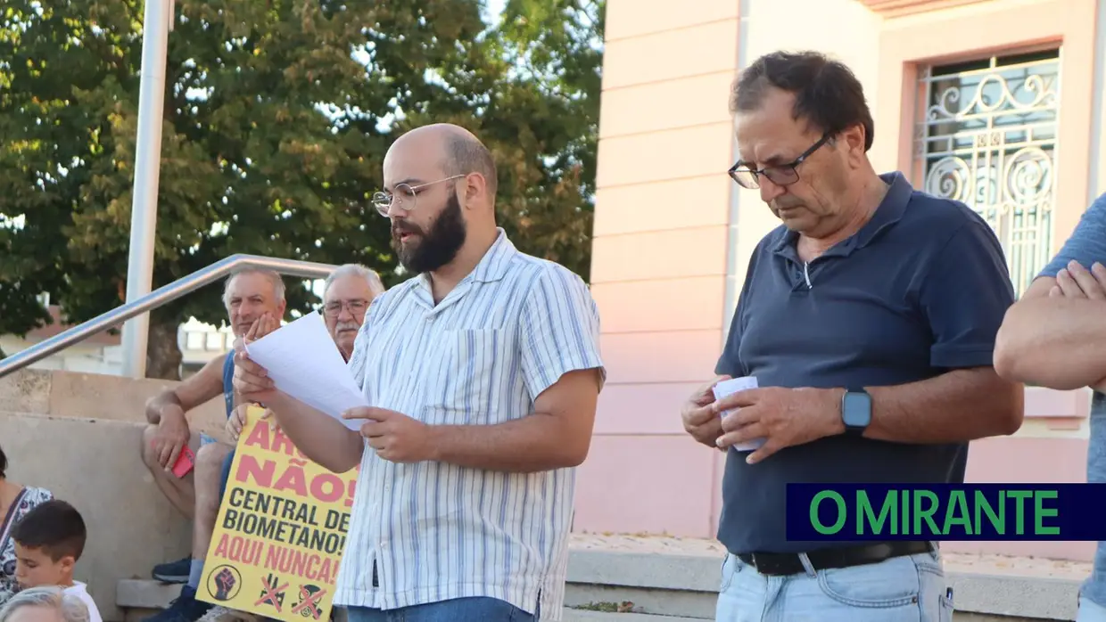 Arruada no Entroncamento reforça contestação à unidade de biometano em Árgea