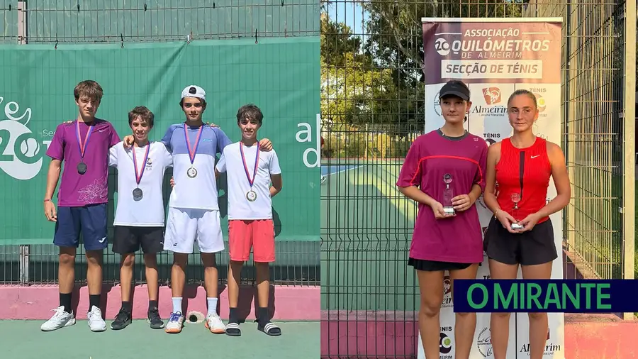 Tenistas Artur Freire e Amie Reis vencem Lezíria Ténis Open em Almeirim