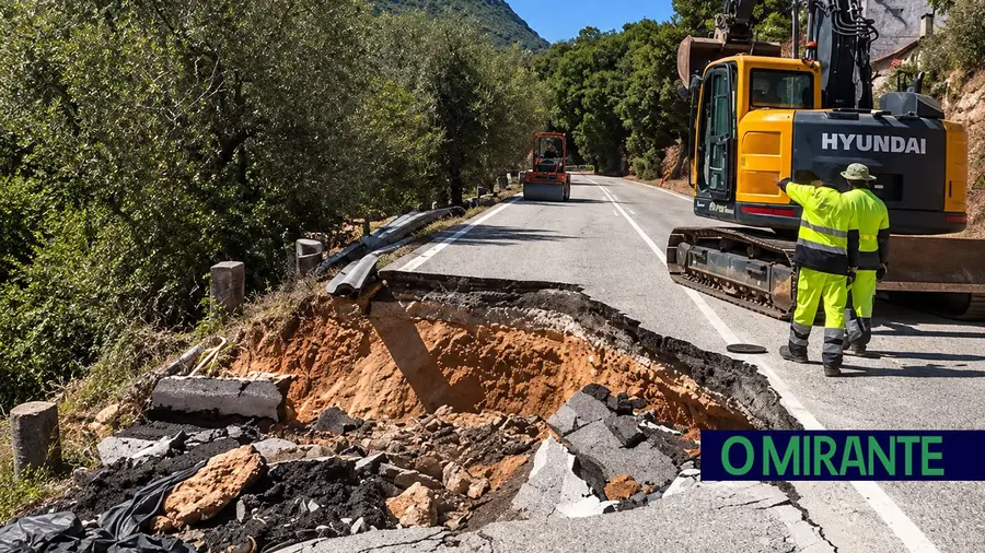 Sete meses de corte e promessas adiadas marcam polémica na EN243 em Alcanena
