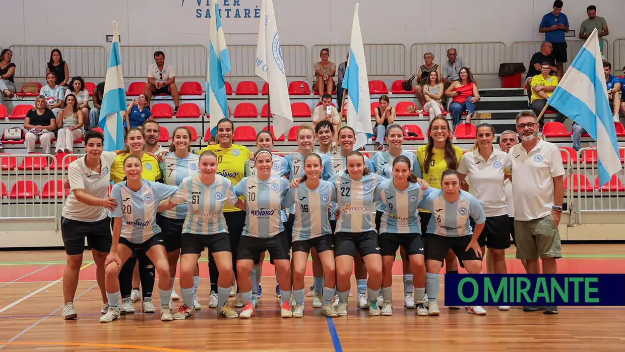 Vitória de Santarém apresentou seis equipas de futsal em ambiente de festa