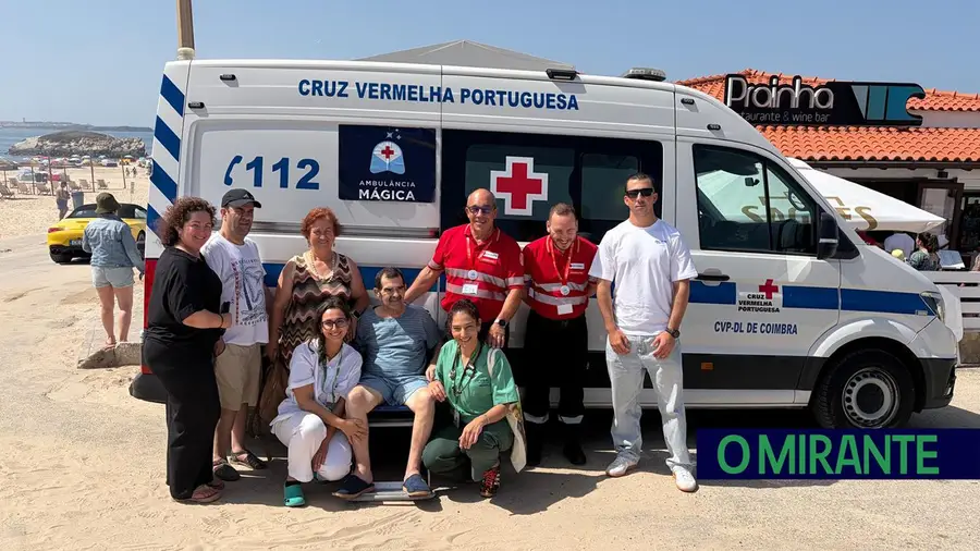 Uma viagem a Peniche para cumprir o desejo de um utente da Lezíria