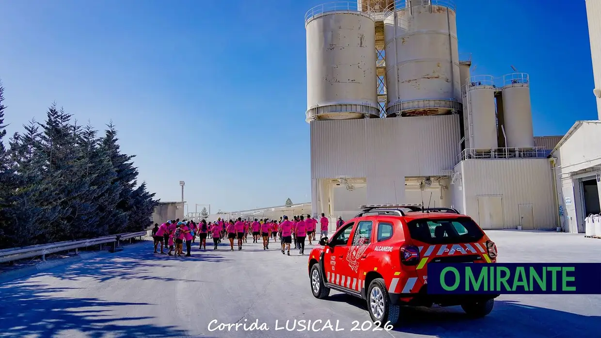Corrida solidária da LUSICAL junta 400 pessoas e reforça apoio aos Bombeiros de Alcanede
