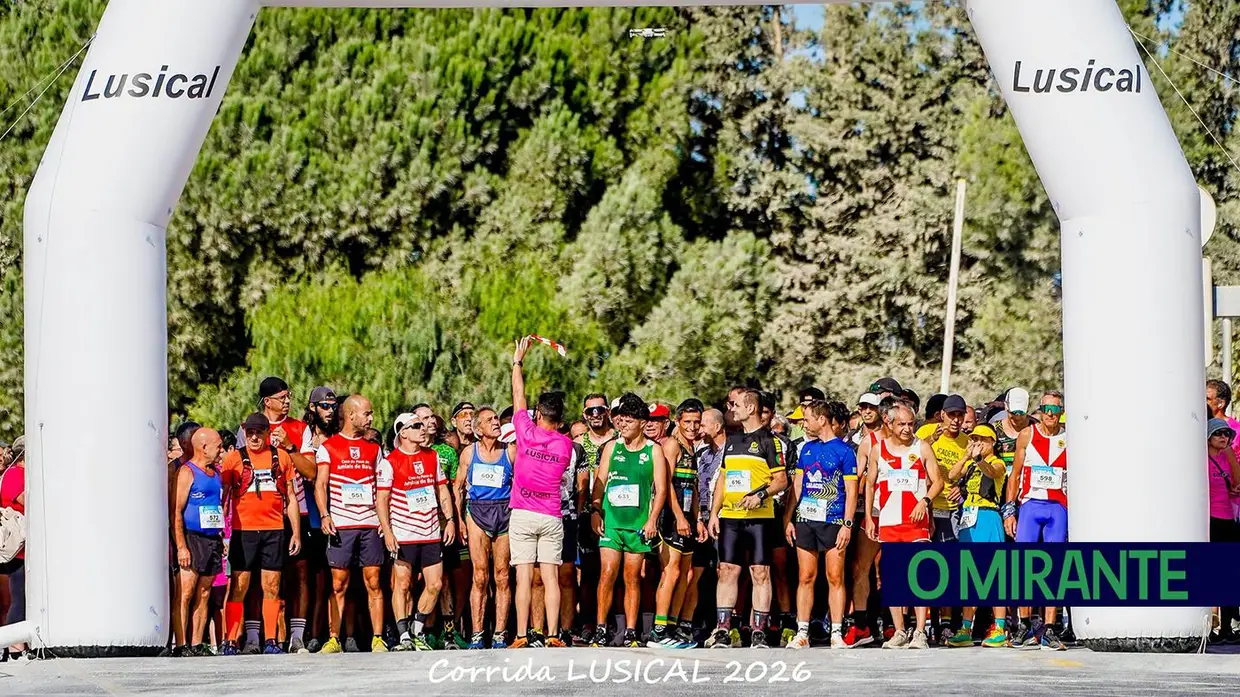 Corrida solidária da LUSICAL junta 400 pessoas e reforça apoio aos Bombeiros de Alcanede