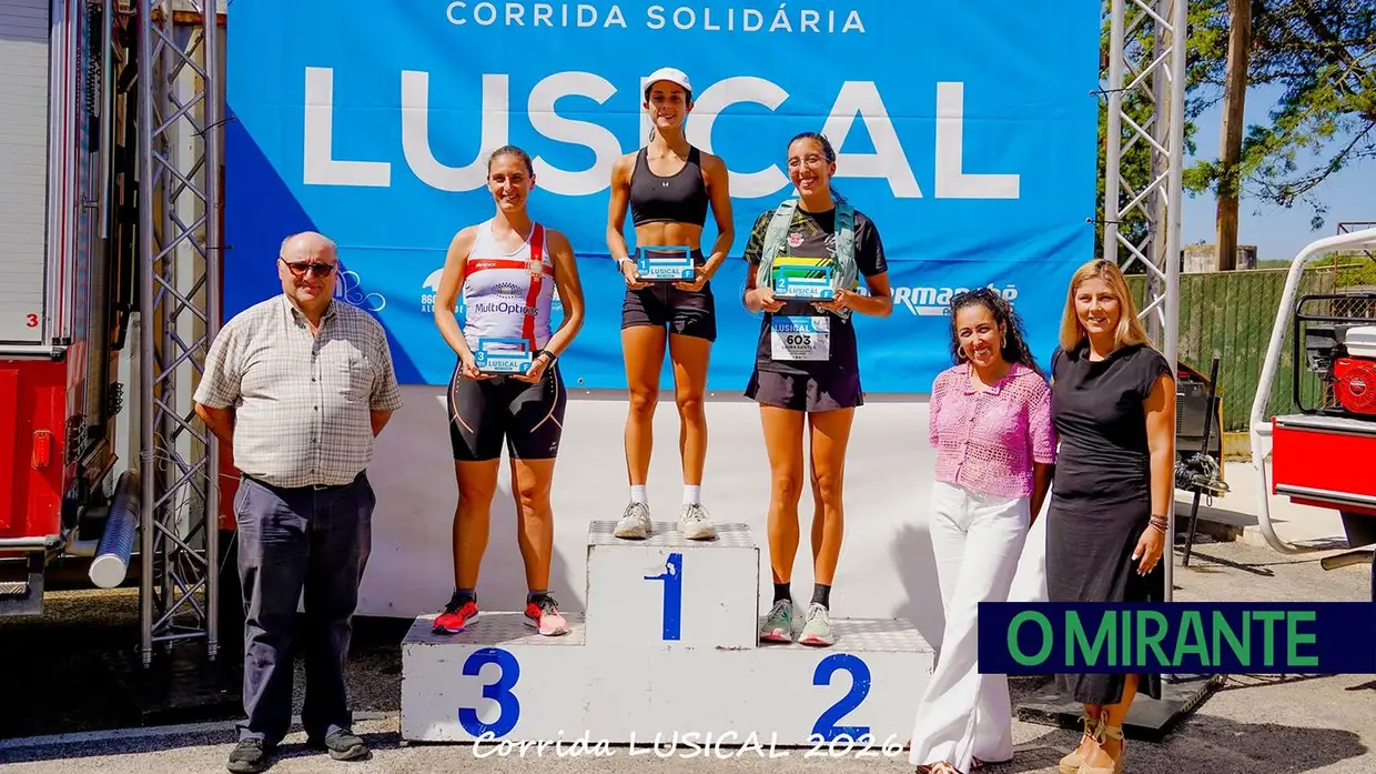 Corrida solidária da LUSICAL junta 400 pessoas e reforça apoio aos Bombeiros de Alcanede
