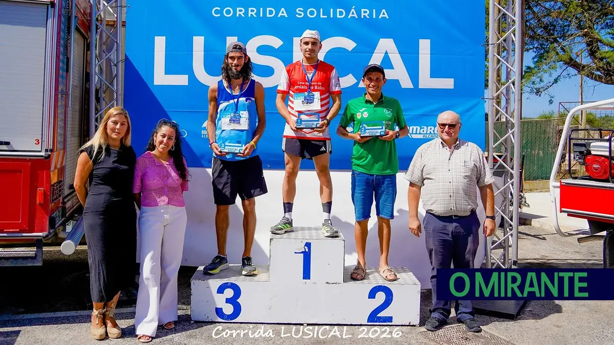 Corrida solidária da LUSICAL junta 400 pessoas e reforça apoio aos Bombeiros de Alcanede