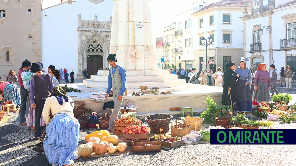 Tomar recriou “Mercado de 1900” na Praça da República