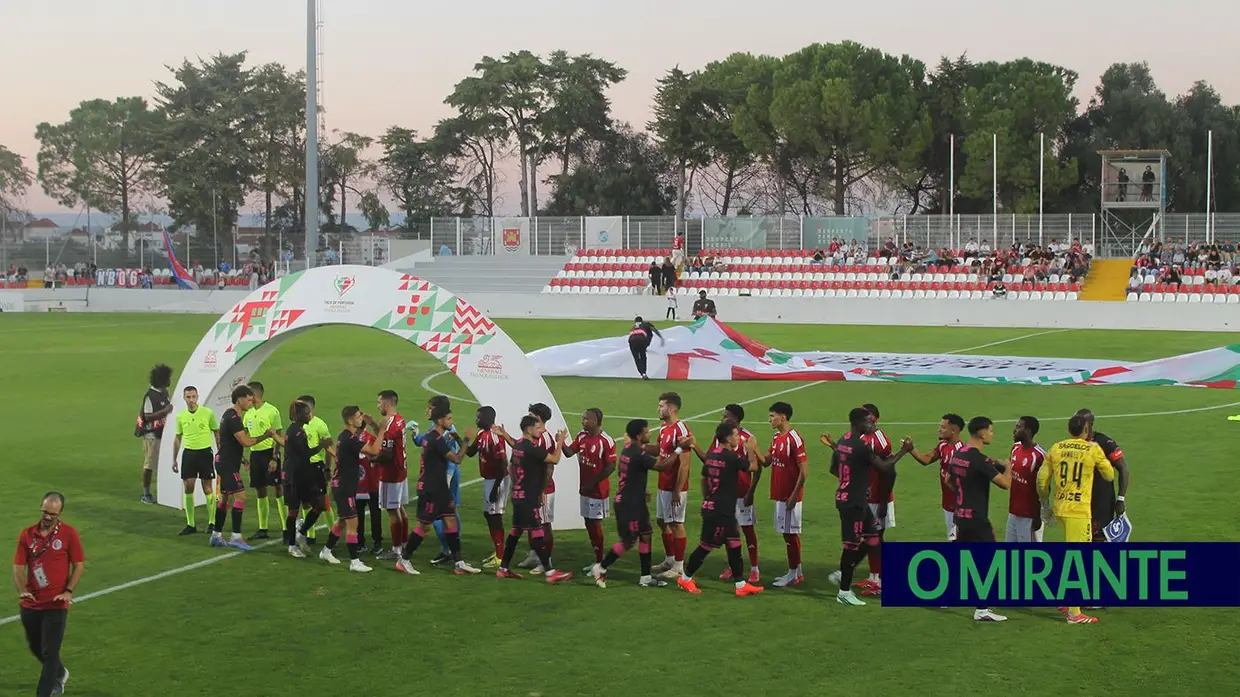 União de Santarém esteve a um passo de causar surpresa na Taça de Portugal